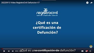 Qué es una certificación de defunción y cómo solicitarla de manera gratuita [upl. by Otreblig]