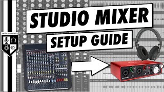 Connect A Mixer To An Audio Interface For Recording amp Mixing [upl. by Silisav]