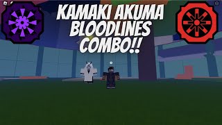 DOUBLE Kamaki Bloodlines  COMBO  Shindo Life [upl. by Verda]