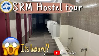 SRM hostel tour  Srm Ramapuram campus  RoomsBathtoom and Lifts inside hostel  Nazeem real fact [upl. by Sikorski]