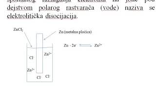 Elektrolitička disocijacija Elektroliti [upl. by Sonaj]