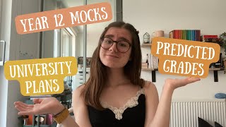 My Year 12 ALevel Mock Results 2022 Predicted Grades and Plans for University and the Future [upl. by Paymar]