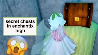 SECRET CHESTS in Enchantix High in Royale High [upl. by Normac]