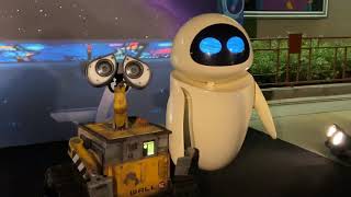 Wall e and Eve at DisneylandMUST WATCH [upl. by Horsey577]