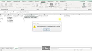 Calculer lancienneté de salariés sur excel [upl. by Hetti]