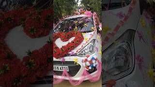 Beautiful wedding Car Decoration Wedding Decoration wedding cardecoration [upl. by Can]