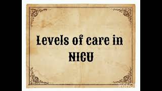 levels of care in NICU 3rd year gnm  newborn care [upl. by Lisabeth60]