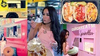 Sampling NYCs Top 5 Food Trucks  Street Meats amp Sweets Urban Guidebook [upl. by Nesnar]