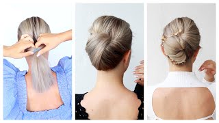 😍 12 EASY DIY Elegant Hairstyles Compilation 😍 Hairstyle Transformations [upl. by Colene]