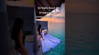 Maldives Honeymoon Package Booking✈️maldives honeymoon honeymooners maldivesresort love shadi [upl. by Belanger]