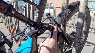 How to Lock an Expensive Bike in 3 Minutes [upl. by Pirbhai]