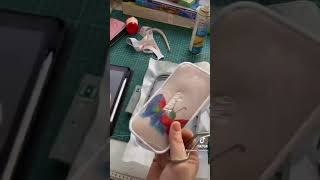 Custodia per occhiali scintillante ✨ ith asmr asmrembroidery embroidery [upl. by Kiran]