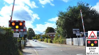 Furze Platt Level Crossing Maidenhead Berkshire [upl. by Eniarral]