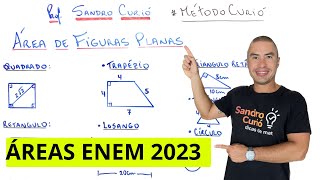 ÁREA DE FIGURAS PLANAS ENEM 2023 [upl. by Culley]