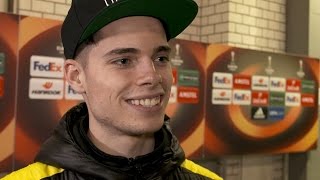 Julian Weigl quotWir hatten alle Bock auf das Spielquot  BVB  Tottenham Hotspur 30 [upl. by Gonyea]