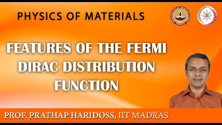 Features of the Fermi Dirac Distribution Function [upl. by Euk]