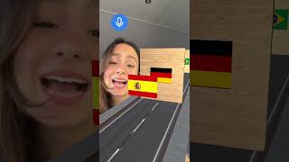 The German part was crazy😭 singing filter challenge [upl. by Stouffer]