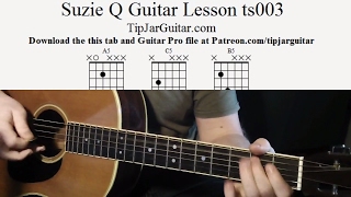 Suzie Q Guitar Lesson ts003 [upl. by Dilly]