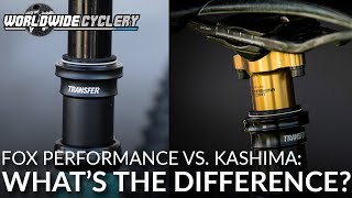 2018 Fox Transfer Dropper Post  Kashima vs Performance Is There Really a Difference [upl. by Arracat]