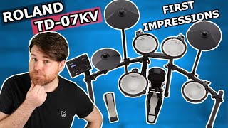 Roland TD07KV Kit TESTED  Feature Overview First Impressions amp Sounds Demo  Electronic Drums [upl. by Einotna]