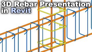 3D Rebar Graphics in Revit Tutorial [upl. by Lledner]