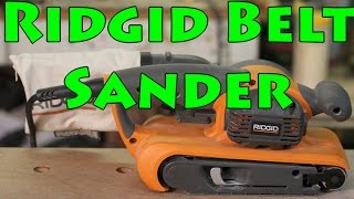 Ridgid R2740 Belt Sander [upl. by Beller254]