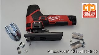 Mounting the Collins Coping Foot to the Milwaukee M12 Fuel model 254520 [upl. by Aihcila981]