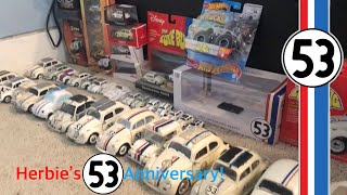 My Entire Herbie Toy Car Collection Part 1 [upl. by Pelagias]