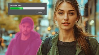 Using the New AI Remove Tool in Photoshop 2025 [upl. by Katinka597]