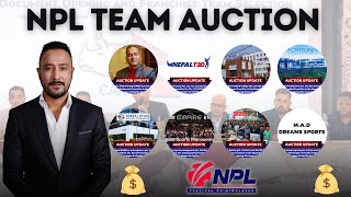 Nepal Premier League Team Auction  Know Your Team and Owner [upl. by Zsazsa]