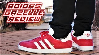 Adidas Gazelle Review and OnFeet  SneakerTalk [upl. by Cesaria]