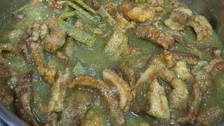 Chicharrón en Salsa verde con nopales 🍽️ [upl. by Adierf511]