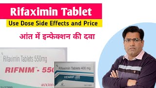 Rifaximin Drug Use Dose Side Effects and Price in Hindi  Antibiotic [upl. by Ahtibbat369]