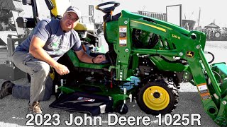 2023 John Deere 1025R CHANGES Aerial ATV SOLECTRAC TRACTOR NEW Compact Tractor 3 Point Tool Box [upl. by Aisetra]