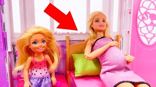 Barbie baby doll videos  Pregnant Barbie doll goes to hospital [upl. by Tessa]