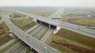 Węzeł Autostradowy A1A4 quotSośnicaquot [upl. by Jarid]