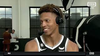 Kessler Edwards interview on Brooklyn Nets Media Day 2022 [upl. by Argyres]