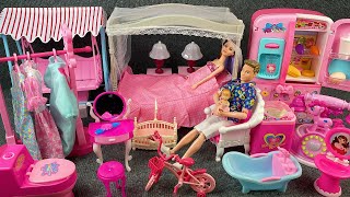 13 Minutes Satisfying with Unboxing Barbie Fancy House Play Set Collection Review Toys  ASMR [upl. by Efinnej]