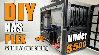 DIY NAS amp Plex Home Server With Hardware Transcoding Build [upl. by Oiluig]