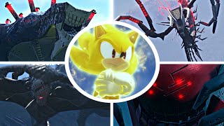 Sonic Frontiers All Bosses amp Guardians [upl. by Helsa]