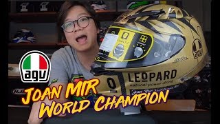 รีวืว สั้นๆ หมวก AGV pista gpr Joan MIR world champion [upl. by Redna]