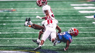 💥 Alabama WR John Metchie DECKS Defender After INT  1 Alabama vs 7 Florida Highlights [upl. by Ellard]