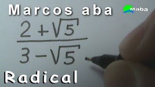 RACIONALIZAÇÃO DE DENOMINADORES  Simplificação de Radicais  Aula 03 [upl. by Ecirpak655]