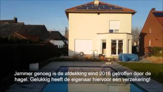 Vervangen van de SOLAR lamellen na hagelschade Wellen [upl. by Peednus510]