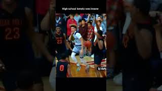 Lemelo in high school was insane 😱 nba basketball nbaplayer ballbrothers basketballplayer [upl. by Laundes962]