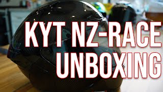 KYT NZRACE Carbon Helmet  Unboxing [upl. by Ayad]