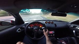 Nissan 350z  POV DRIVE Loud Exhaust [upl. by Teerprug]