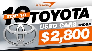 Top 10 Most Popular Used Toyota Cars Under 2800  Car Review [upl. by Gabey]