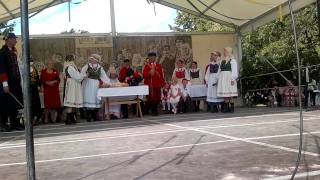 Wesele sieradzkie przyśpiewki  folklor portal wianoeu [upl. by Reppep]