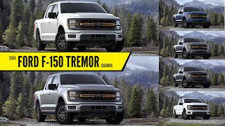 2024 Ford F150 Tremor  All Color Options  Images  AUTOBICS [upl. by Hsetim641]